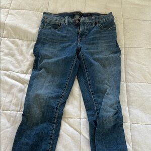 Lucky Brand Blue Skinny Jeans with Distressed Details